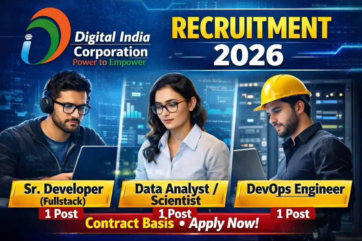Digital India Corporation Recruitment 2026 – Apply Now