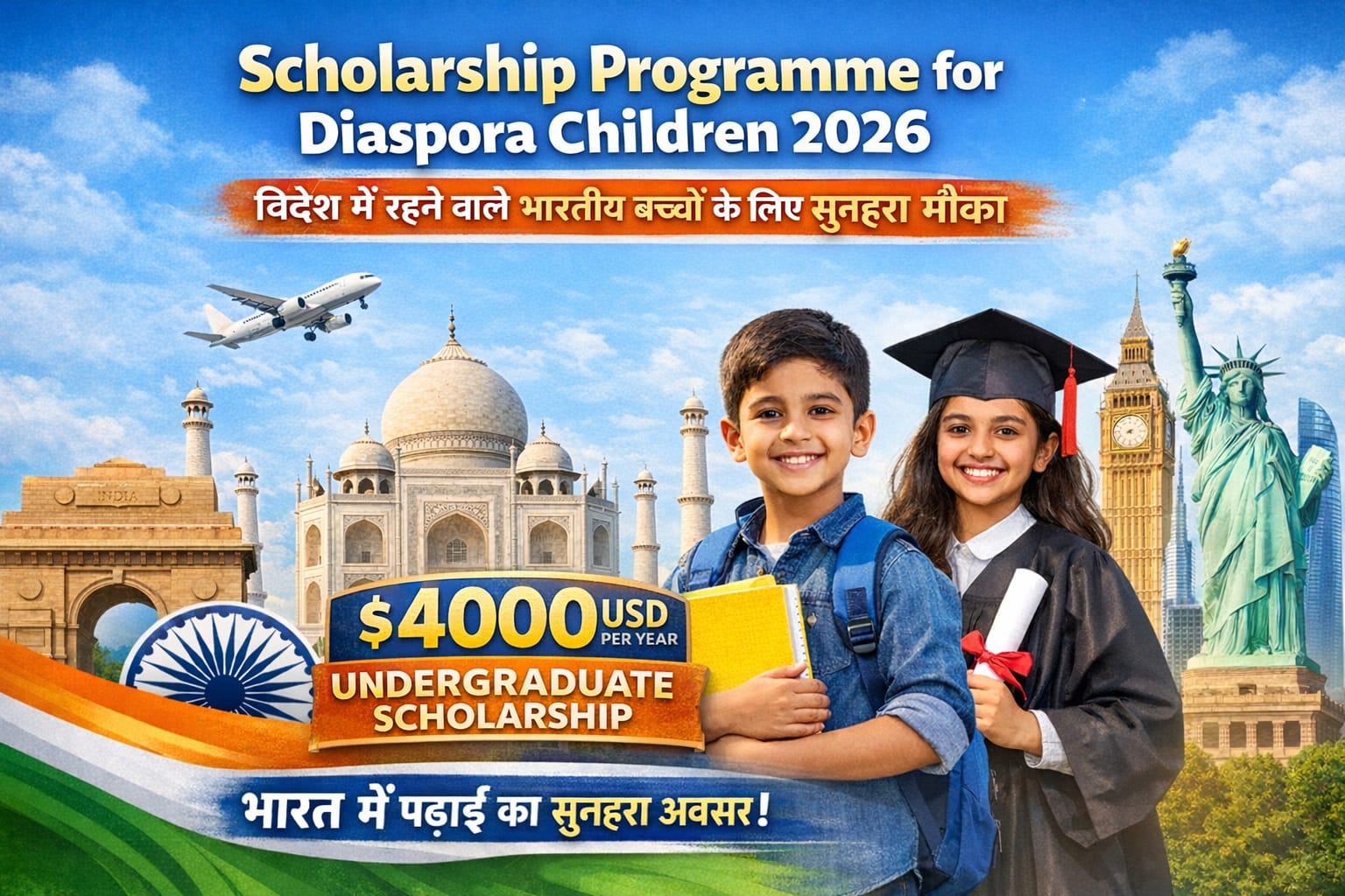 SPDC Scholarship 2026 :apply now विदेश में रहने वाले भारतीय बच्चों के लिए सुनहरा मौका