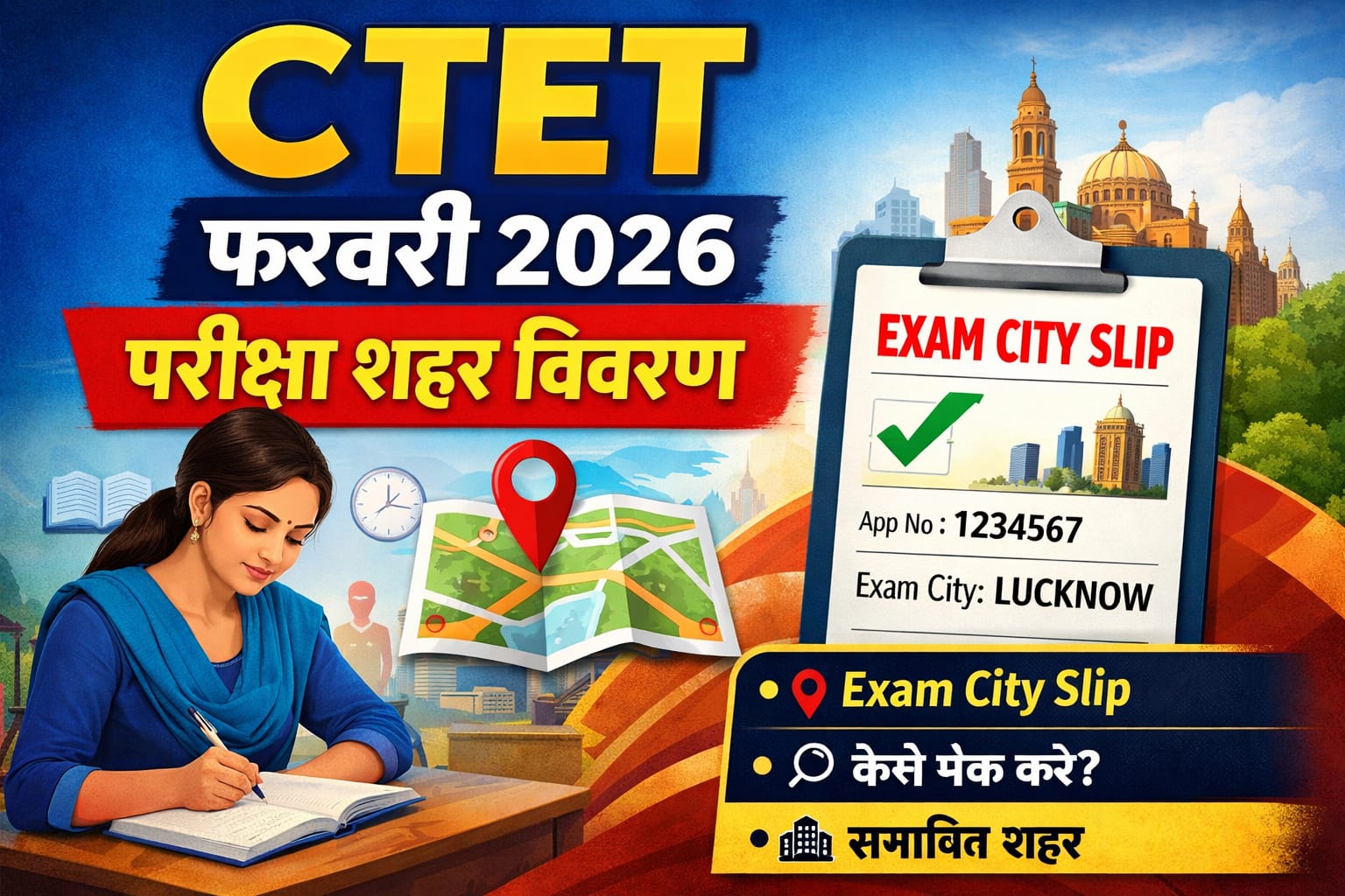 CTET Exam City Allotment 2026 check now